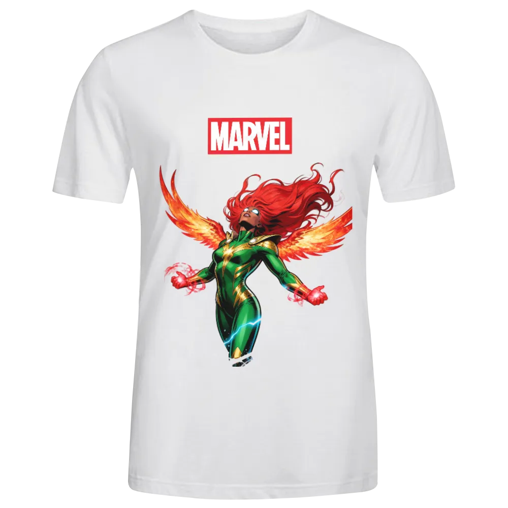 Marvel Phoenix Force Jean Grey Graphic Tee - Unleash the Cosmic Power!