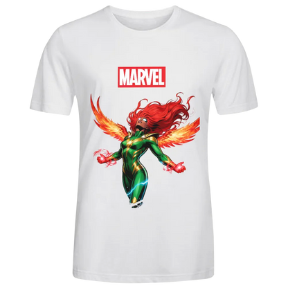 Marvel Phoenix Force Jean Grey Graphic Tee - Unleash the Cosmic Power!
