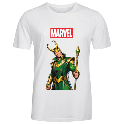 Marvel Loki Graphic T - Shirt - Channel the Mischievous Charm of the God of Mischief!