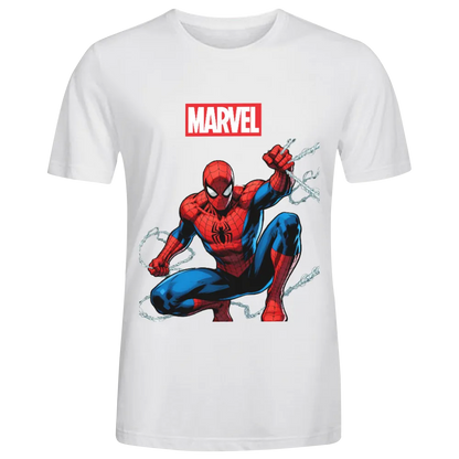 Marvel Spider - Man Graphic T - Shirt - Swing into Action with the Friendly Neighborhood Hero!