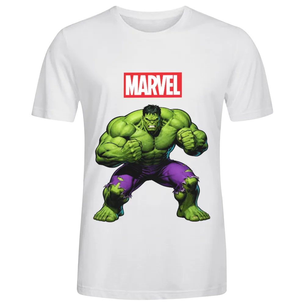 Marvel Hulk Graphic T - Shirt - Unleash the Unstoppable Green Goliath!