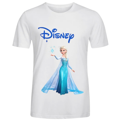Disney Frozen Elsa Graphic Unisex Black T - Shirt