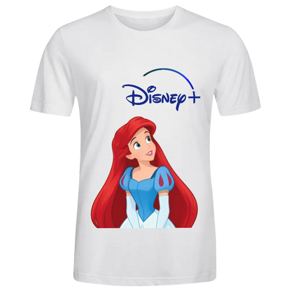 Disney+ The Little Mermaid Ariel Unisex Black T - Shirt