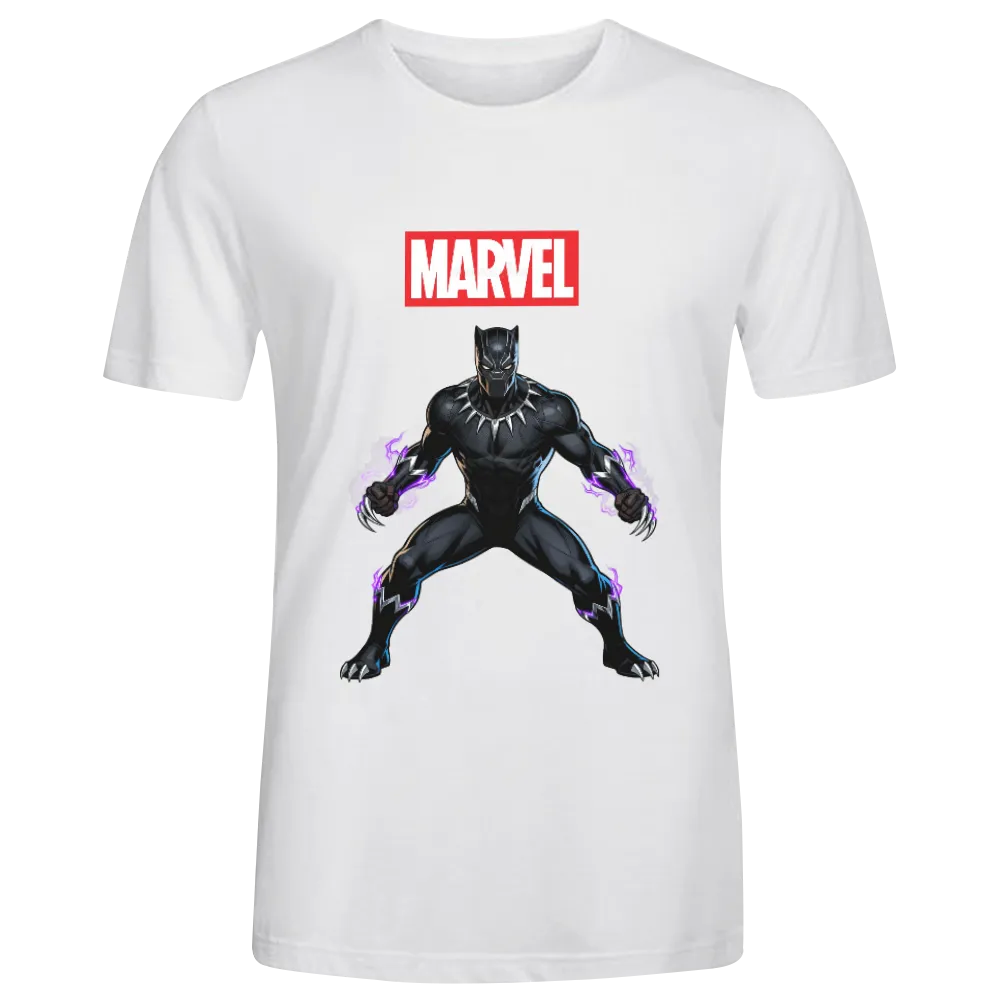 Marvel Black Panther Graphic T - Shirt - Embrace the Power of Wakanda!