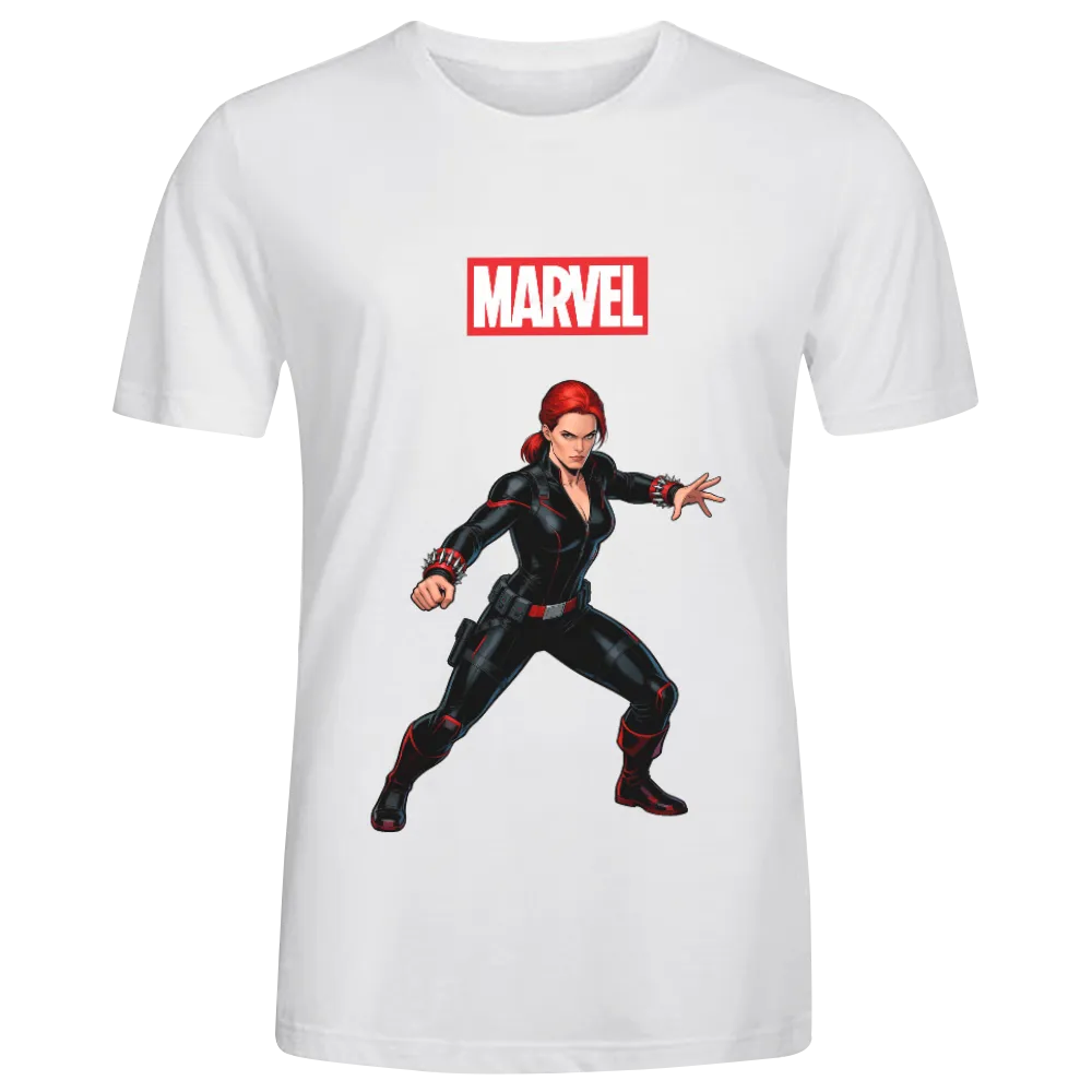 Marvel Black Widow Graphic T - Shirt - Unleash the Grace and Power of the World's Deadliest Spy!