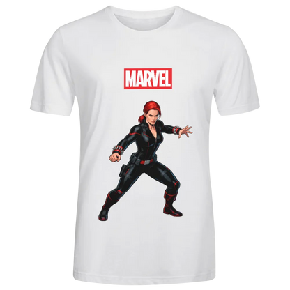 Marvel Black Widow Graphic T - Shirt - Unleash the Grace and Power of the World's Deadliest Spy!