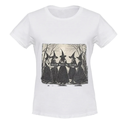 Basic Witch Halloween T Shirt Women Vintage Graphic Coffee Tees Shirt Short Sleeve Casual Funny Halloween Party Shirts