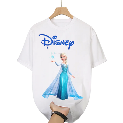 Disney Frozen Elsa Graphic Unisex Black T - Shirt