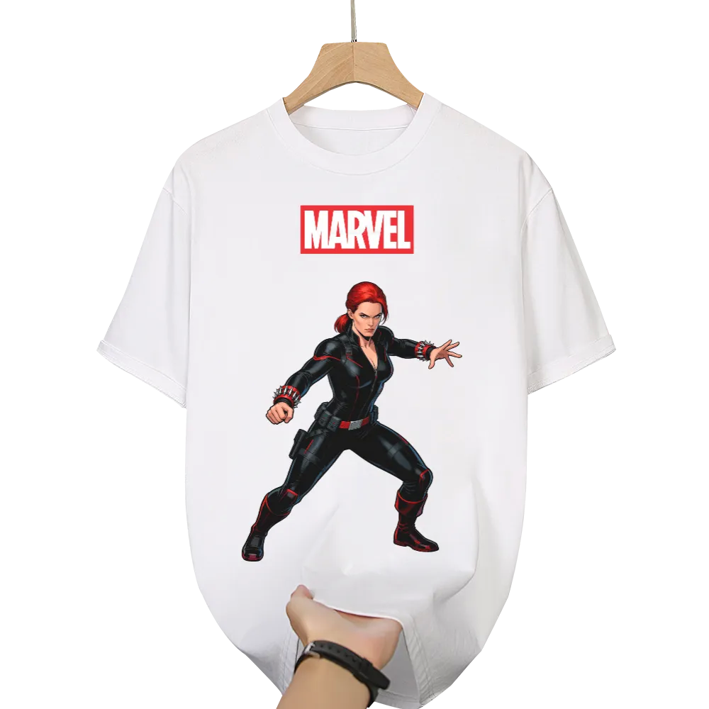 Marvel Black Widow Graphic T - Shirt - Unleash the Grace and Power of the World's Deadliest Spy!