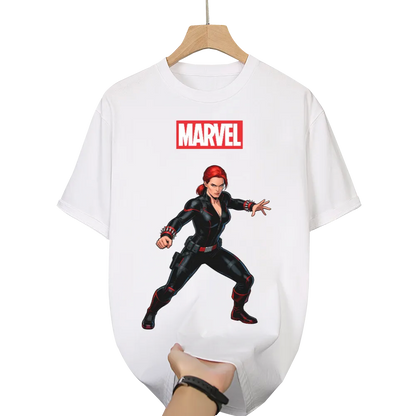 Marvel Black Widow Graphic T - Shirt - Unleash the Grace and Power of the World's Deadliest Spy!