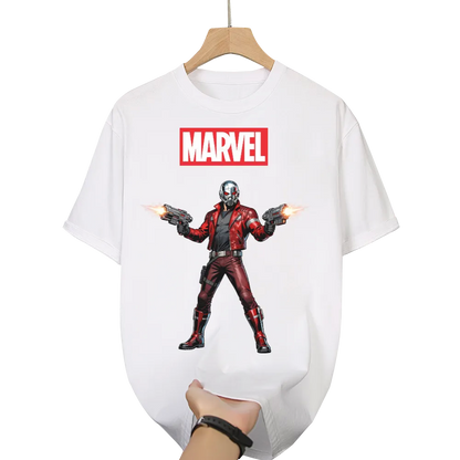 Marvel Star - Lord Graphic T - Shirt - Embrace the Swagger of the Galaxy's Legendary Outlaw!