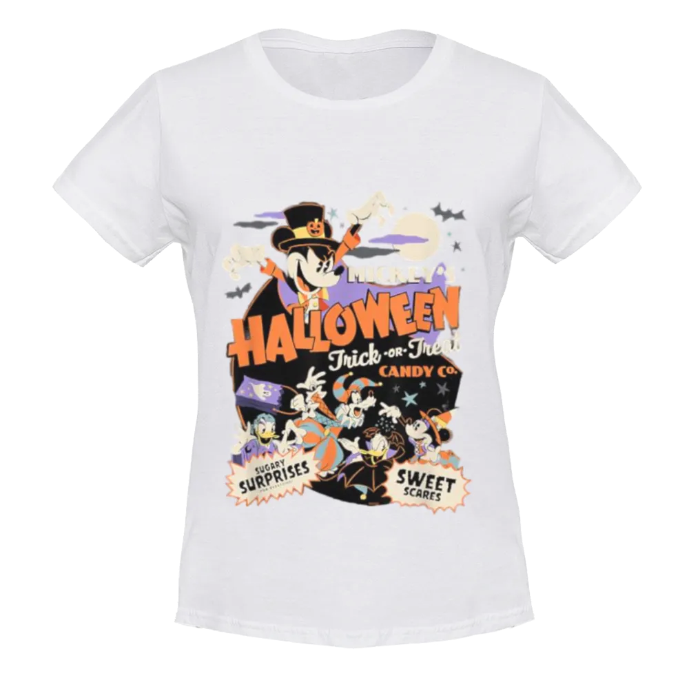 Trendy Mickey Halloween Graphic Tee | Perfect for Spooky Season Vibes