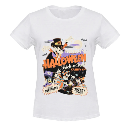 Trendy Mickey Halloween Graphic Tee | Perfect for Spooky Season Vibes