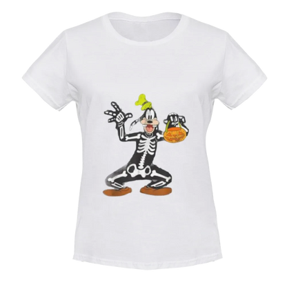 Goofy Skeleton Halloween T-Shirt