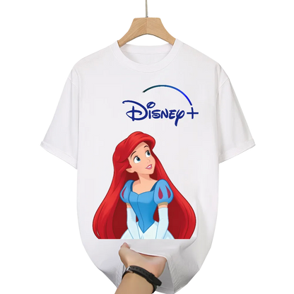 Disney+ The Little Mermaid Ariel Unisex Black T - Shirt