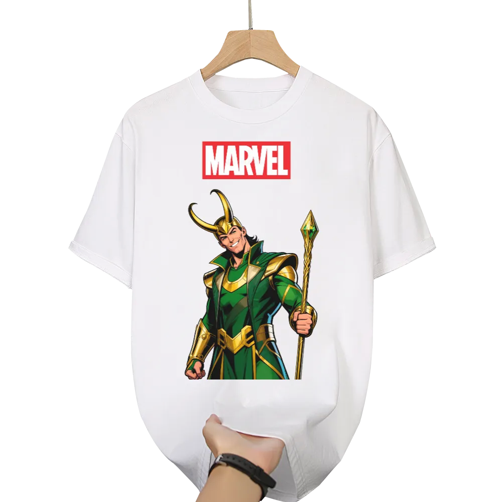 Marvel Loki Graphic T - Shirt - Channel the Mischievous Charm of the God of Mischief!