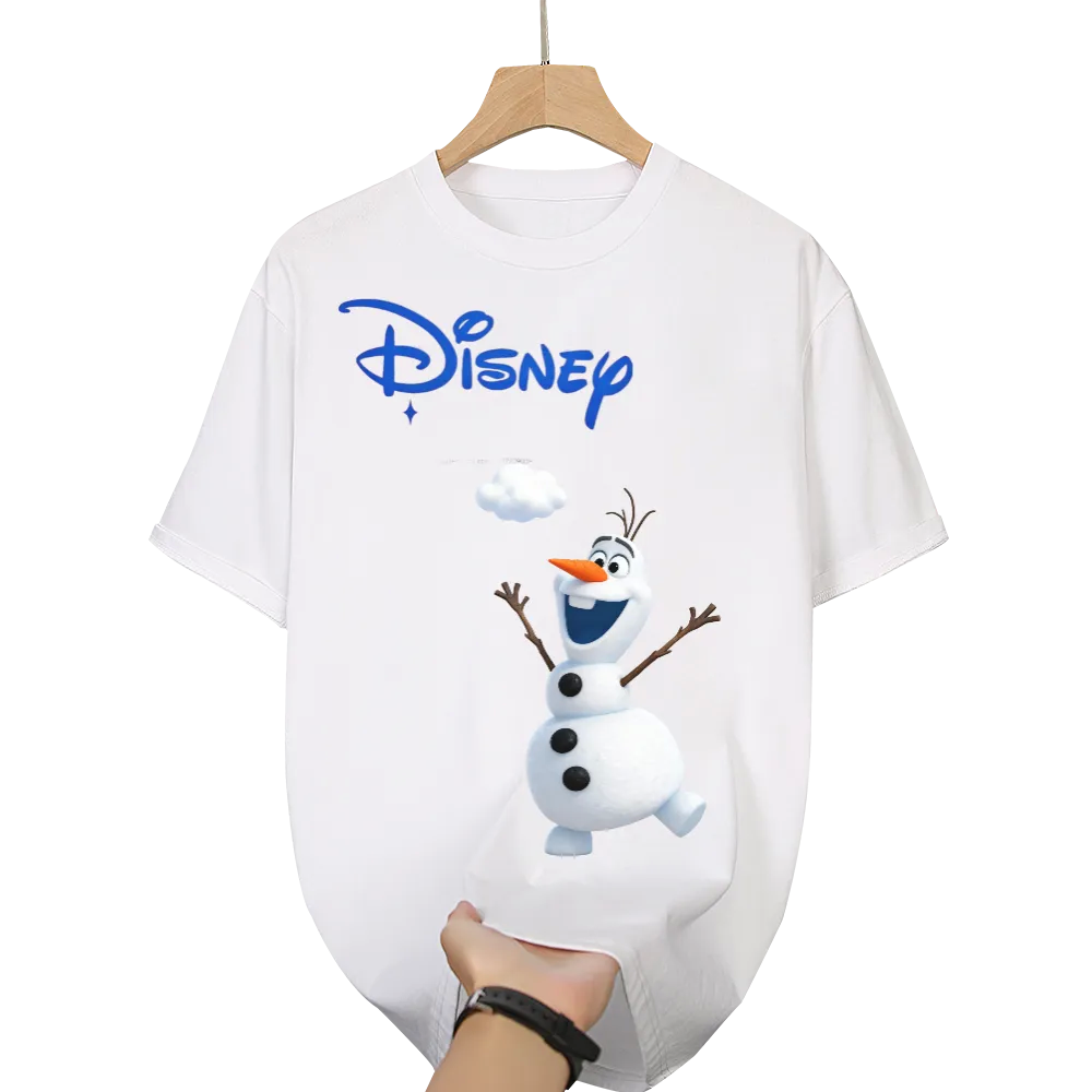 Disney Frozen Olaf Graphic Black Unisex T-Shirt