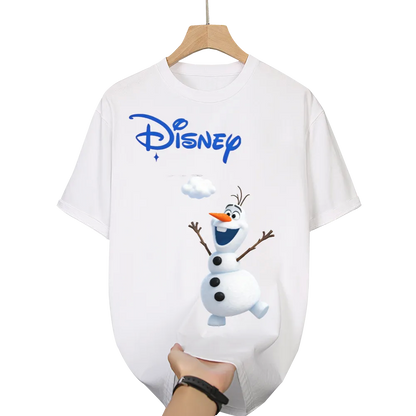 Disney Frozen Olaf Graphic Black Unisex T-Shirt