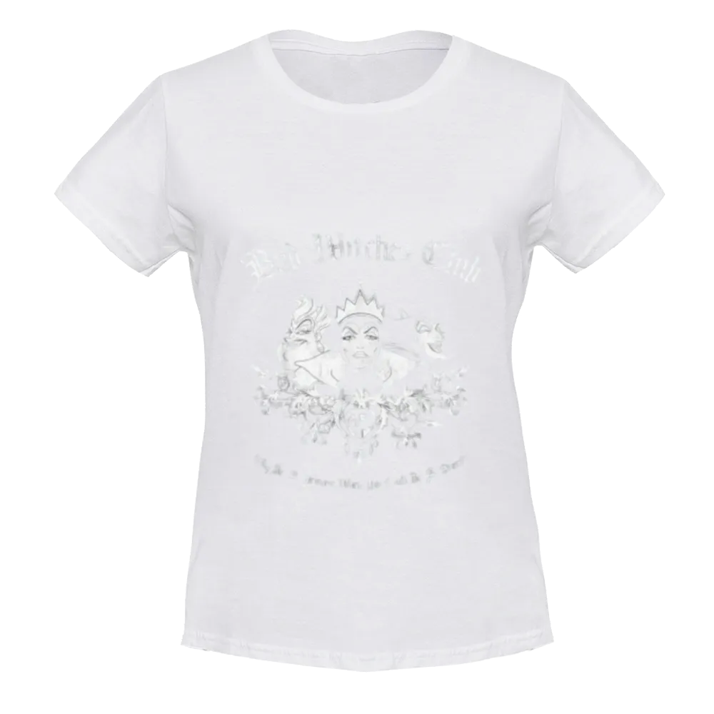 Disney Villains Bad Witches Club Group Shot Vintage T-Shirt