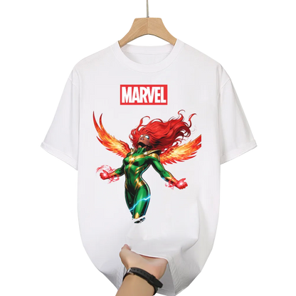 Marvel Phoenix Force Jean Grey Graphic Tee - Unleash the Cosmic Power!