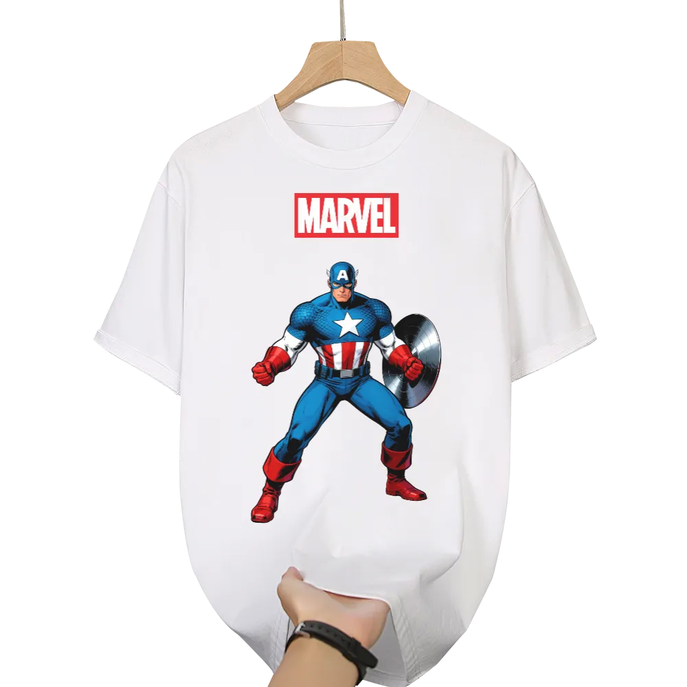Marvel Captain America Graphic T - Shirt - Embrace the Spirit of Freedom and Justice!
