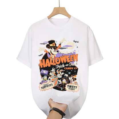 Trendy Mickey Halloween Graphic Tee | Perfect for Spooky Season Vibes