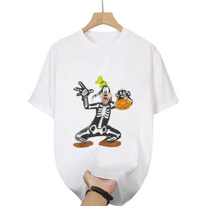 Goofy Skeleton Halloween T-Shirt