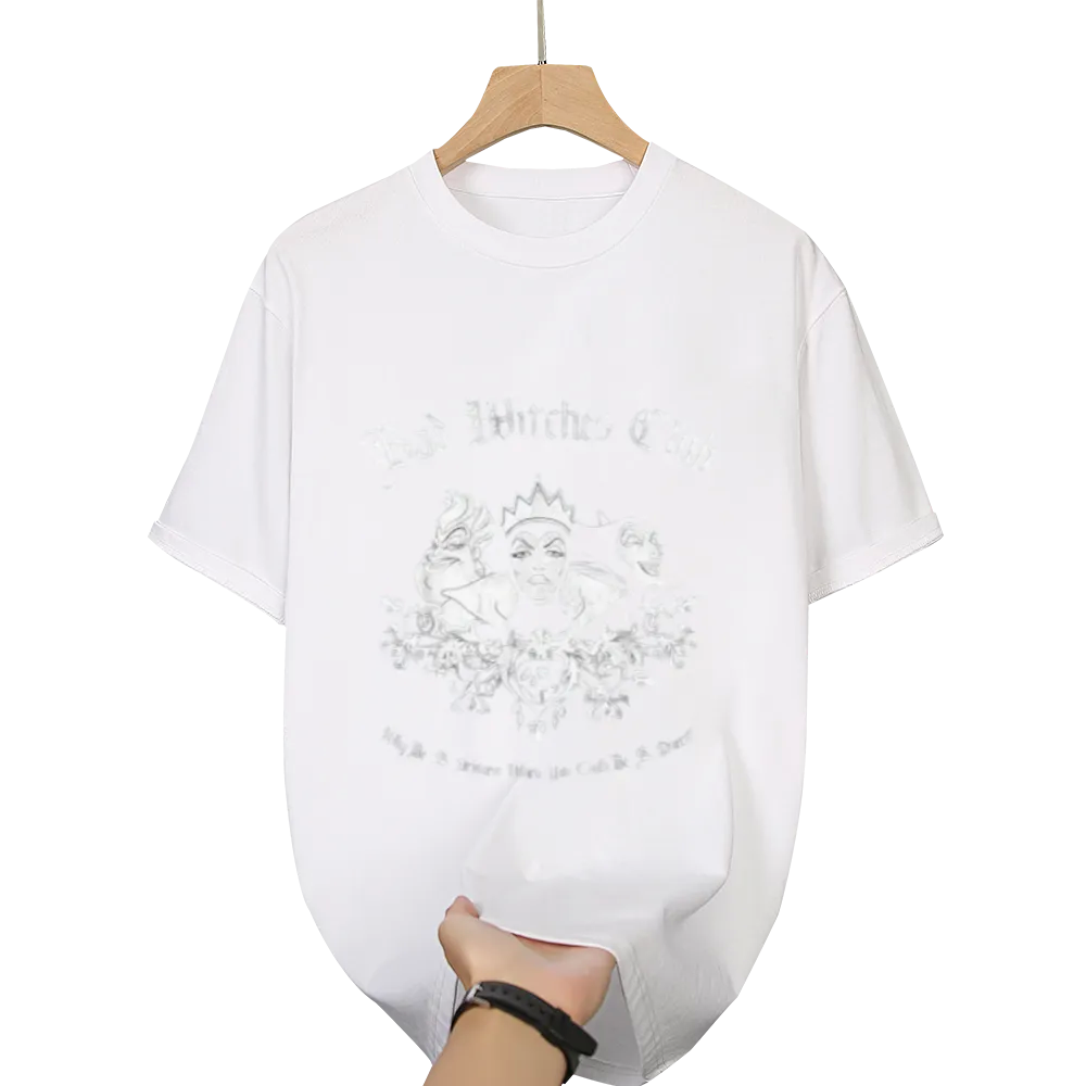 Disney Villains Bad Witches Club Group Shot Vintage T-Shirt
