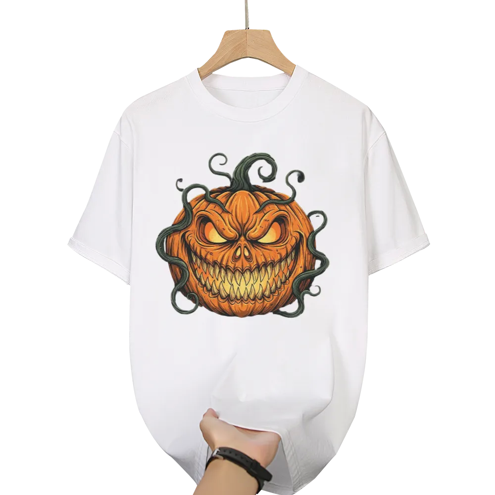 Scary Halloween Pumpkin Graphic Tee