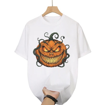 Scary Halloween Pumpkin Graphic Tee